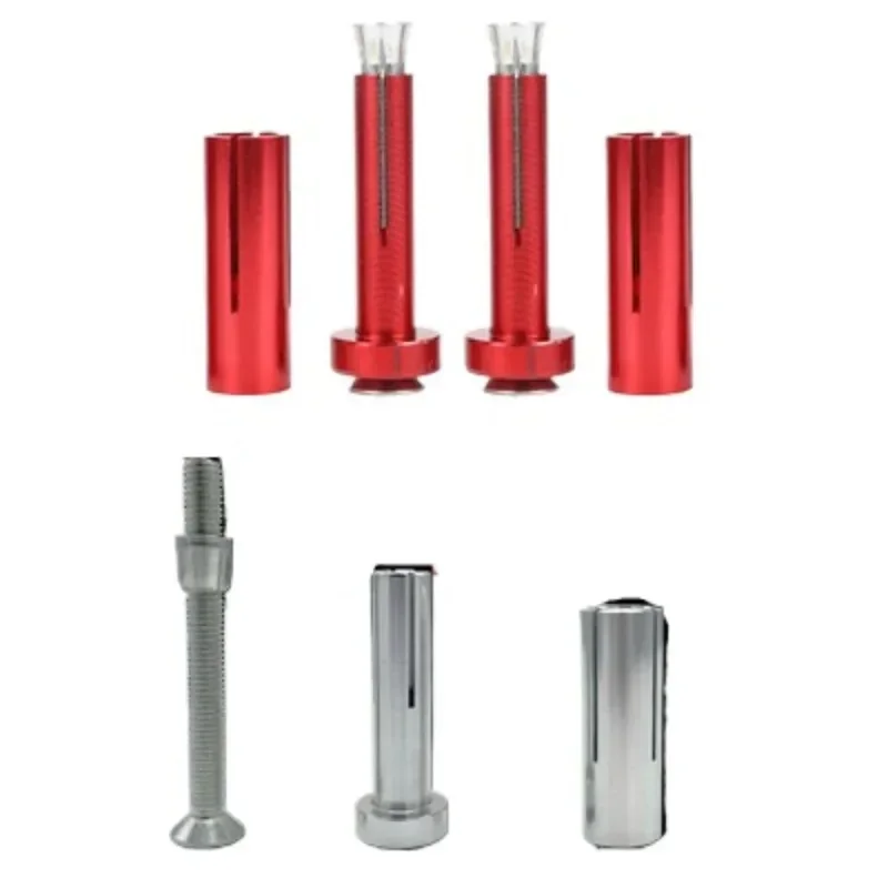 

1 комплект аксессуаров для внедорожных мотоциклов, защита рук из алюминиевого сплава, расширительный винт для лобового стекла, серебристый, черный, красный