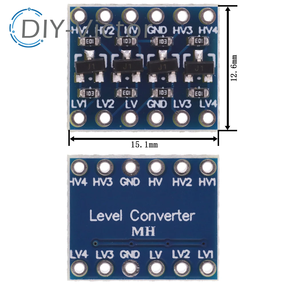 2/4/8 Channel IIC I2C Logic Level Converter Bi-Directional Board Module 2 4 8 Way DC 3.3V/5V With Pins For Arduino Raspberry Pi