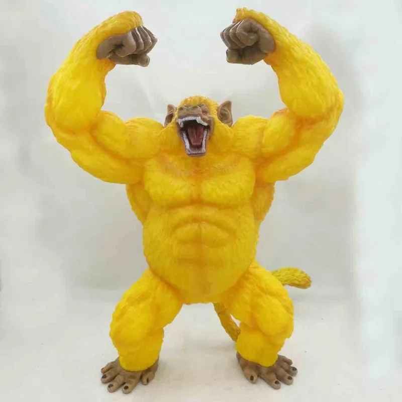 

39cm Dragon Ball Surrounding Handmade Gold Gorilla Vegeta Ape Handmade Model Anime Can Be Collected And Gifted