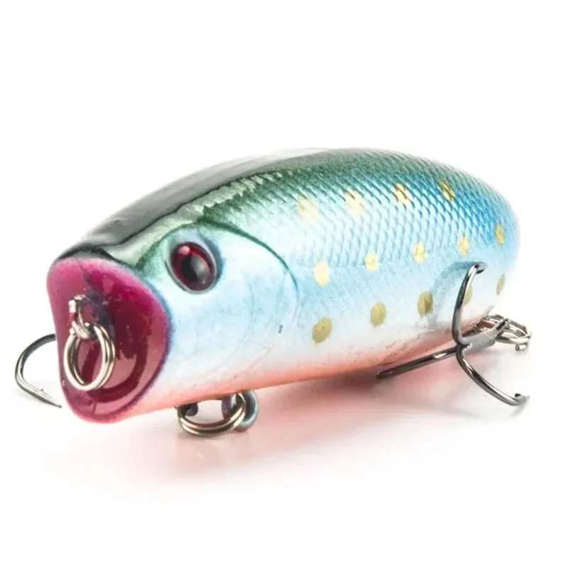 1pc 6cm/10.4g Bow-Tie Road Lure ABS Artificial Plastic Hard Bait for Fishing for Bucktails and Perch with 3D Fish-eye Imitation.
