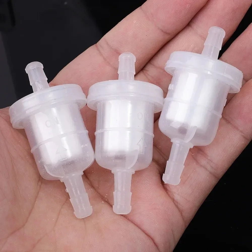 10PCS Gasoline Oil Filter Car Motorcycle Carburetor Oil Pipe Filter Cup Liquid Fuel Filter Suitable for Off-road Vehicles