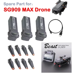 ZLL SG909 Drone Original Spare Part SG909 Propeller Props Maple Leaf Blade / SG909 Battery 11.4v 5000Mah / Obstacle Avoidance