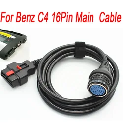 For benz star c4 SD Connect 16PIN OBD2 Main Cable Plus DOIP Funtion obd ii 16pin cable Lan cable