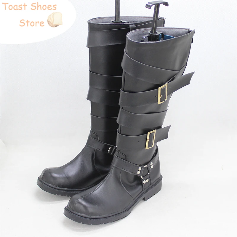 Tony Redgrave Dante Cosplay Shoes Cosplay Prop Halloween Carnival Boots PU Shoes Costume Prop