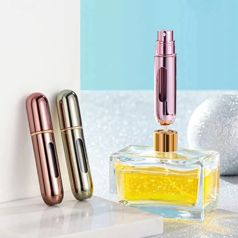 5 ml Mini Tragbare Bodenfüllpumpe Parfüm Nachfüllbare Sprühflasche Leere Kosmetikbehälter Zerstäuberflasche Reise Nachfüllung – Detail 11