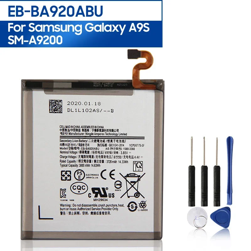 

Replacement Phone Battery EB-BA920ABU For Samsung Galaxy A9 2018 version SM-A920F SM-A9200 SM-A920N SM-A920X 3800mAh