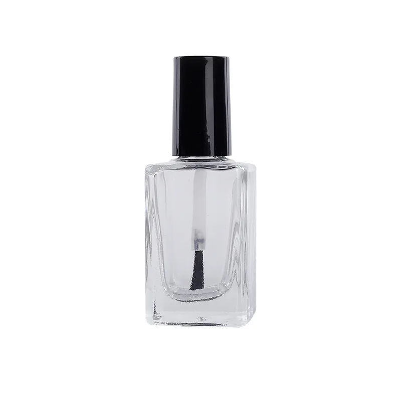 Botella de esmalte de uñas, botella vacía de Gel de uñas subembalada con cepillo, botella de mezcla vacía de vidrio, contenedores de retoque, 2ml, 5ml, 10ml, 15ml