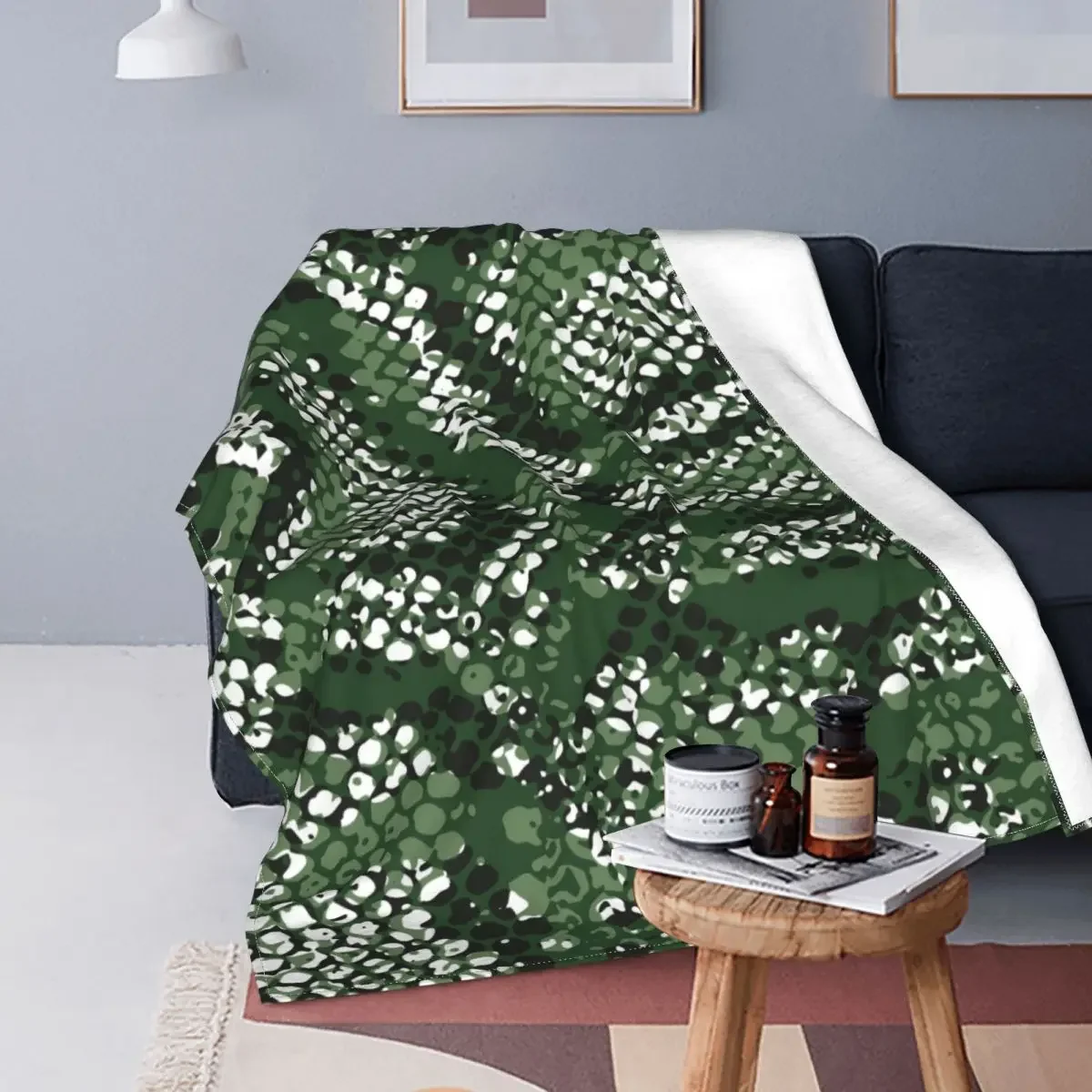 

3D Print Snake Skin Baby Blanket Flannel Textile Decor Reptile Animal Multi-function Warm Babe Carpets Sofa Outdoor Bedspreads