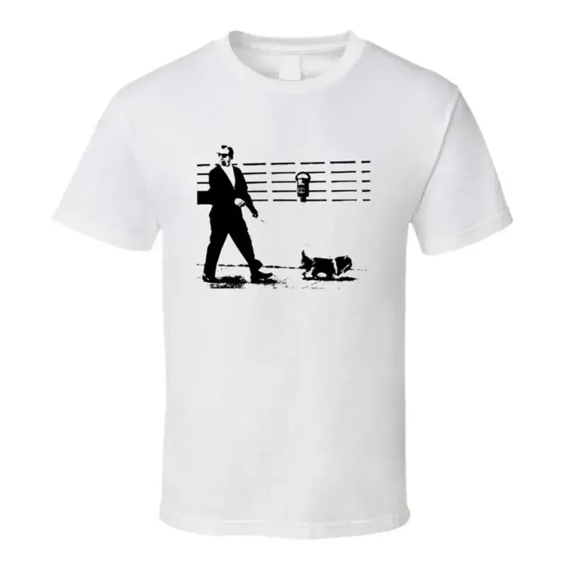 Meyer Lansky Walking His Dog Mafia Gangster T Shirt