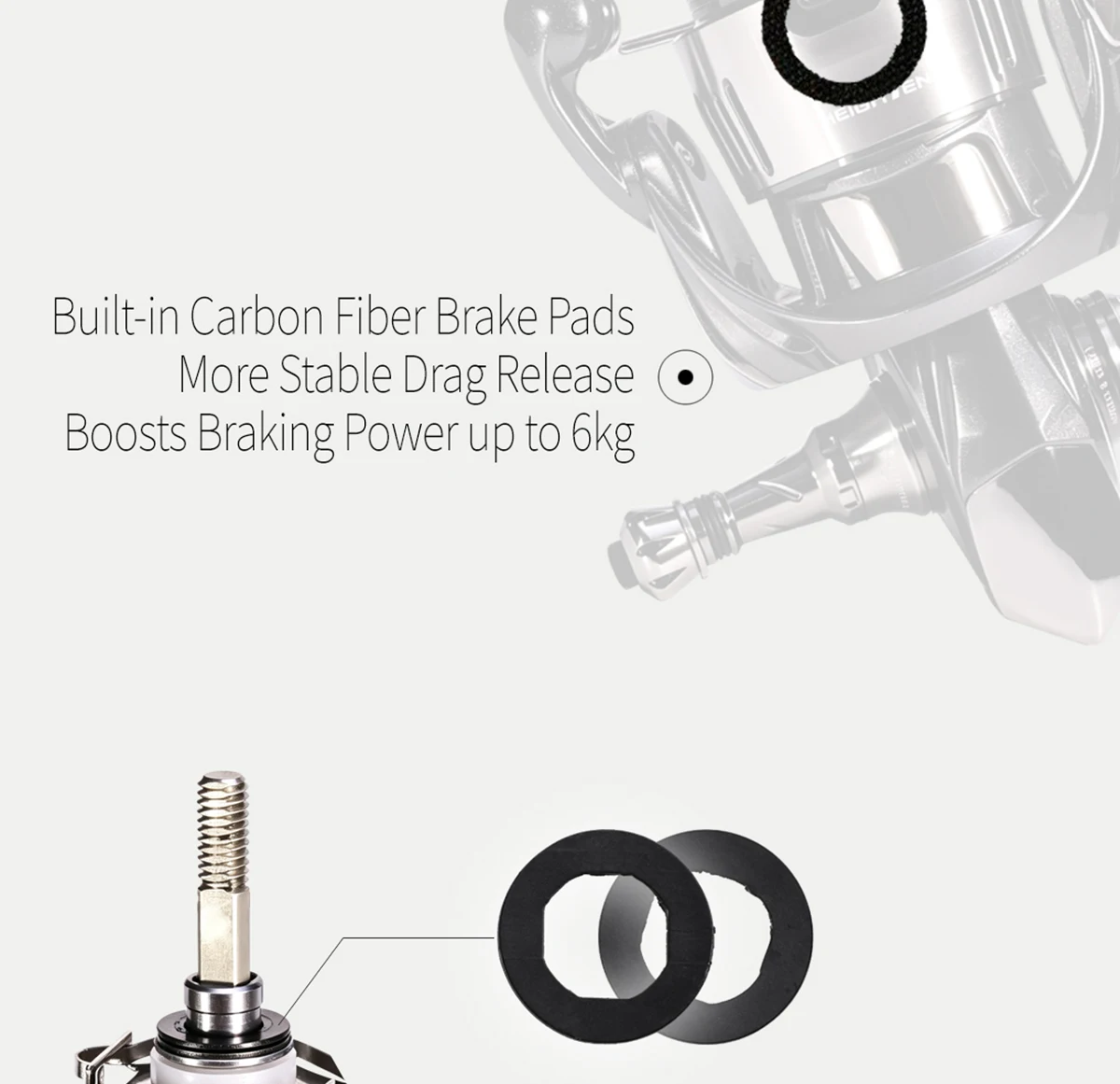 HEIGHTEN Ersatzspule für DAIWA TYPE-α LT2000S, passend für DAIWA GEKKABIJIN LUVIAS TATULA CALDIA BALLISTIC LT Angelrollen-Ersatzteil – Detail 9