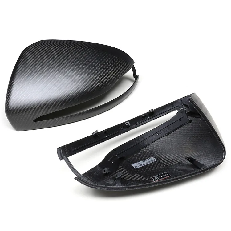 For Mercedes-Benz C E S Class GLC CLS GLA Dry Carbon Fiber Rearview Mirror Cover Left-Hand Drive W205 W213