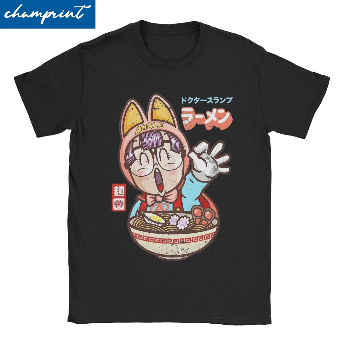 Men Women's Arale Anime Cute T Shirt Dr Slump Cotton Clothes Vintage Short Sleeve Round Neck Tee Shirt 6XL T-Shirts