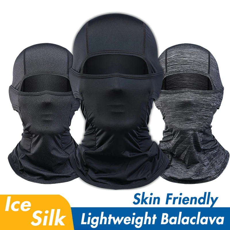 Quick Dry Balaclava Motorcycle Sun Protection Full Face Mask Dust Proof for Cycling