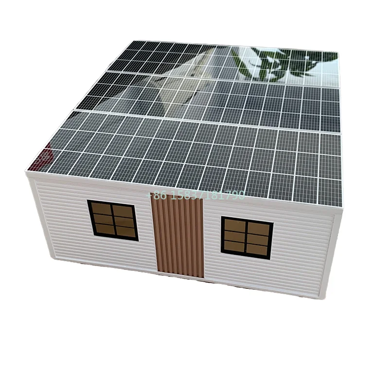 Waterproof Container House Modern Tiny Home Prefab Folding House Casa Prefabricada Modular Container House with Solar Panels