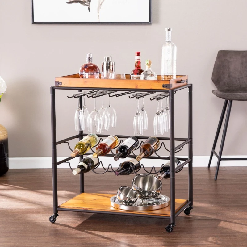 Food delivery cart, wine cart, tea cart, snacks, snacks, car shop, movable trolley