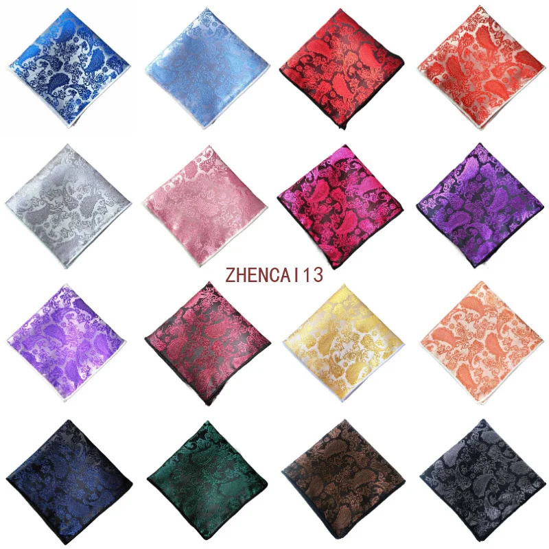 인쇄 꽃 손수건 Hanky ​​Mens 유방 스카프 포켓 스퀘어 냅킨 웨딩 패션 크리스마스 여성 OG101