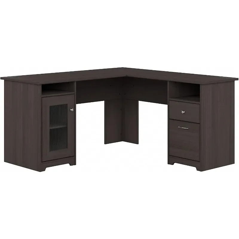 L-shaped Computer Desk Corner Desk with Drawers for Home Office