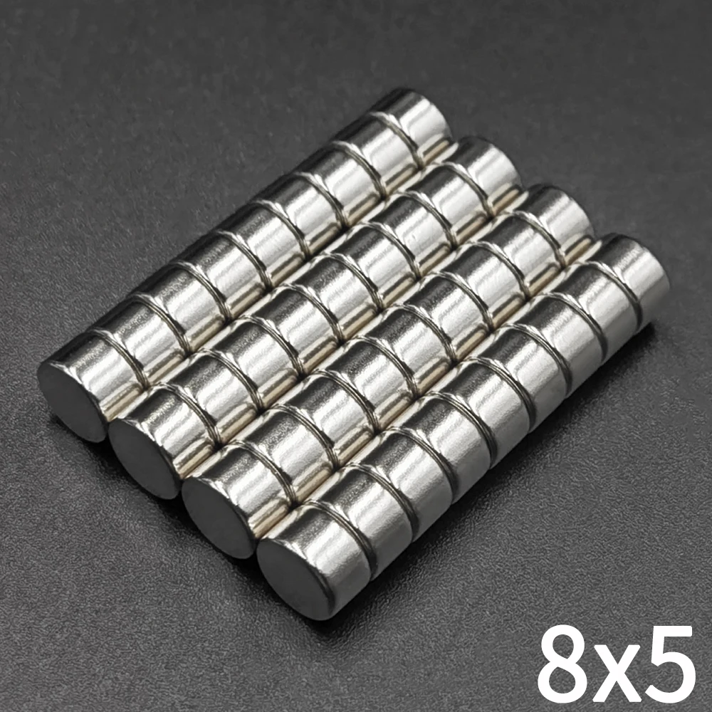 10/20/50/100/200/500 Stück Runde Magnete 8x5 Magnete 8mm X 5mm Dauerhafte Superstarke Kleine Magnete – Detail 5