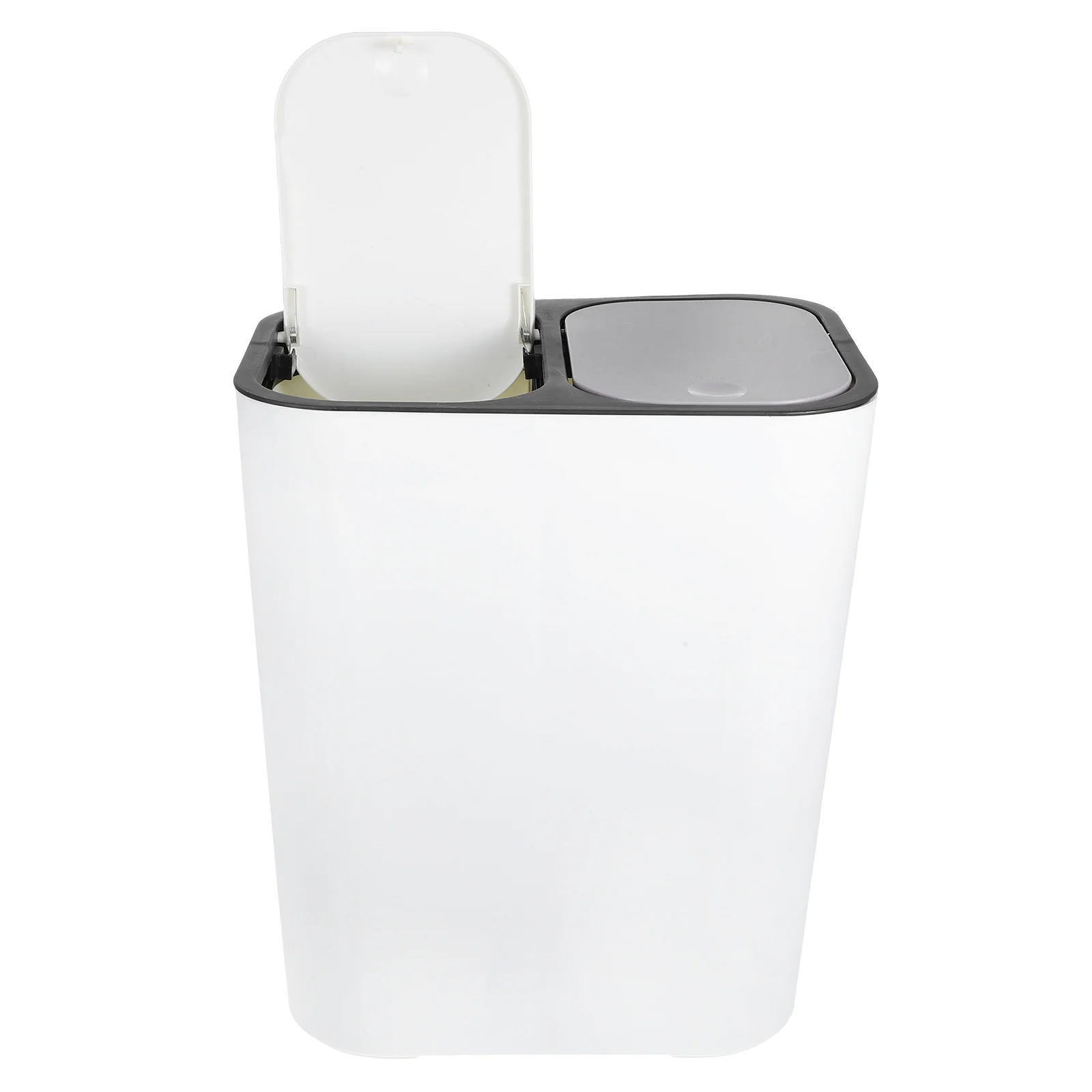 

Plastic Trash Can Home Office Garbage Container Waste Basket PP Dual Bin Eco Friendly Storage Box Hardware