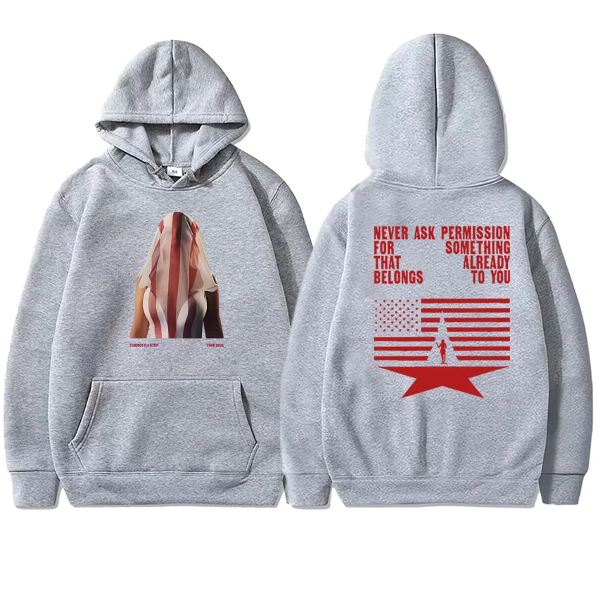 Hot Sale Beyonce Double Sided printed Sweatshirt 2025 Men women fashion Y2k Hoodies Unisex Casual Fleece Long sleeve pullover