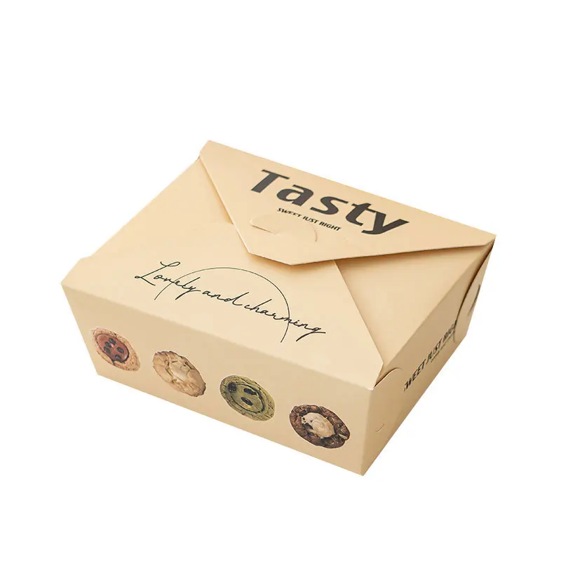 

30pcs Scones Paper Packaging Box Gift Boxes for Tea Biscuits Cookies Cake Handmade Pastry Baking Food Container Supplies