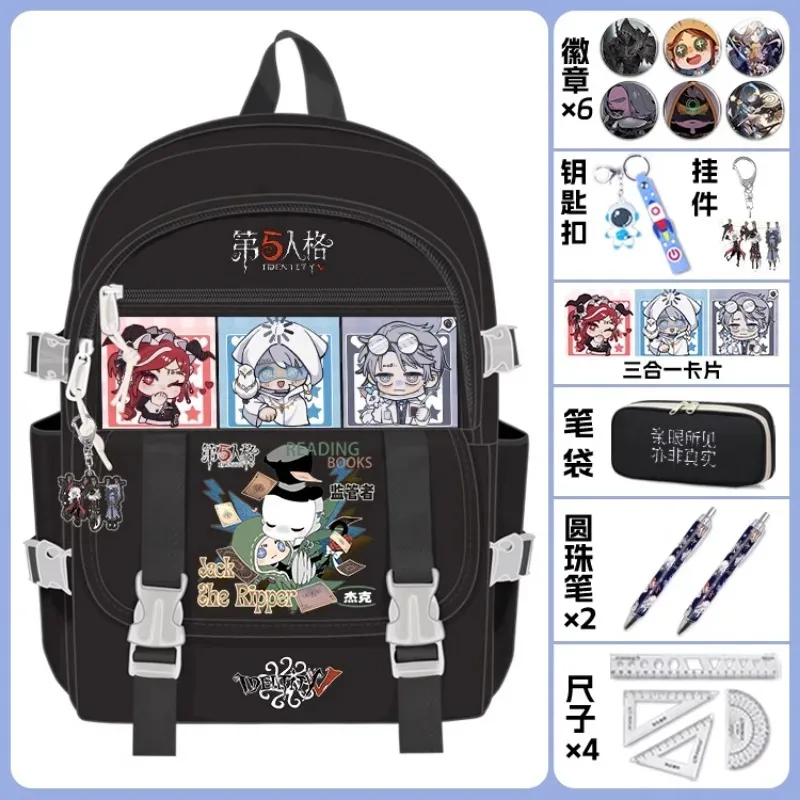 كاندي 2025 أنيمي لعبة الهوية الخامس تأثيري المنقب المحنط سير أكسفورد الكرتون عالية السعة الحرم الجامعي شارة مقلمة على ظهره