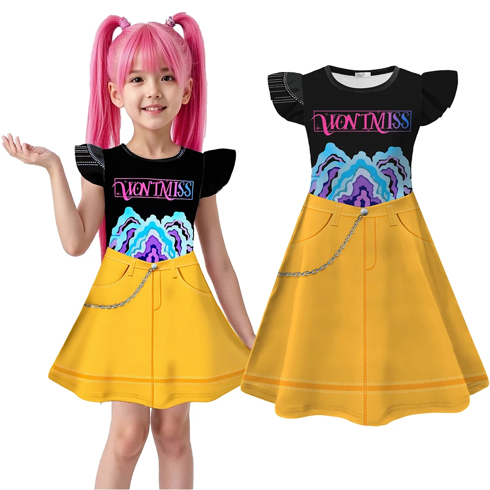 

Mira Cosplay Dress Idol Roleplay Outfits Movie Anime Girls Group Clothes Trend Singer Summer Dresses Halloween Gown 2025 Costume