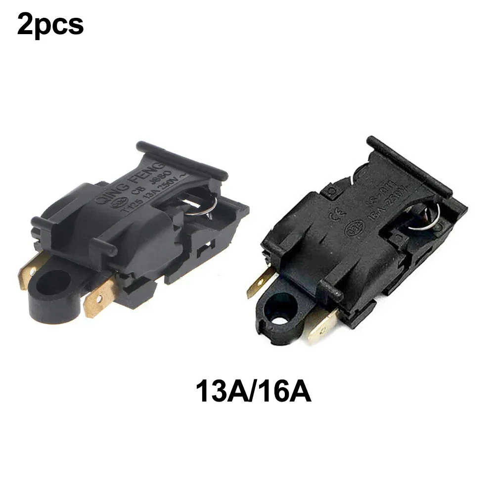 2PCS Electric Kettle Switch Thermostat Switch Temperature Control 2 Pin 13A/16A 250V Kitchen Electric Kettle Parts