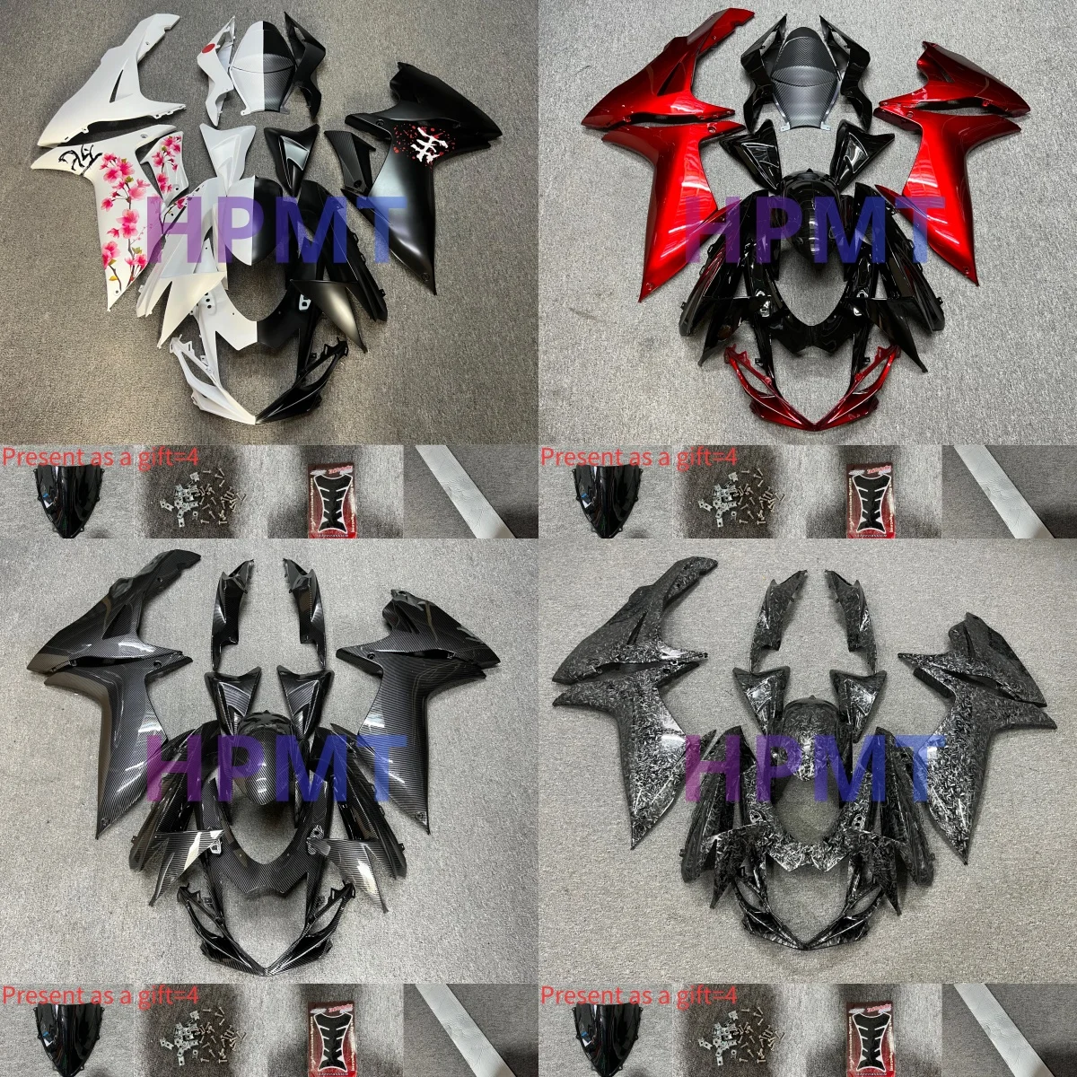 New ABS Fairings Kit Fit For GSX-R600 750 K11 L1 L2 GSXR 2011-2025 14 15 16 17 18 19 20 21 22 23 24 25 Bodywork Fairings Kits