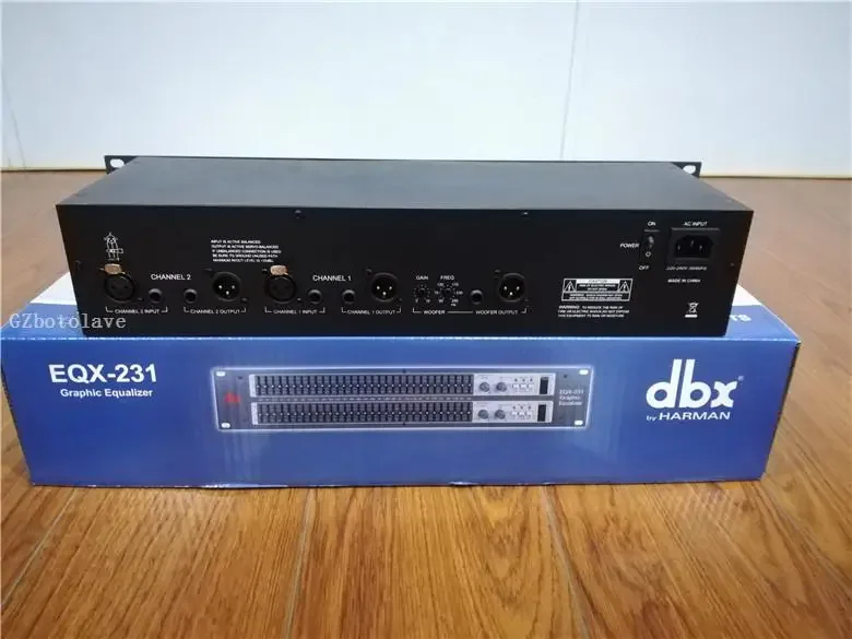 dbx 231 Dual Channel 31 Band stereo 231 EQ audio Signal Digital effect Processor Professional Equalizer stage