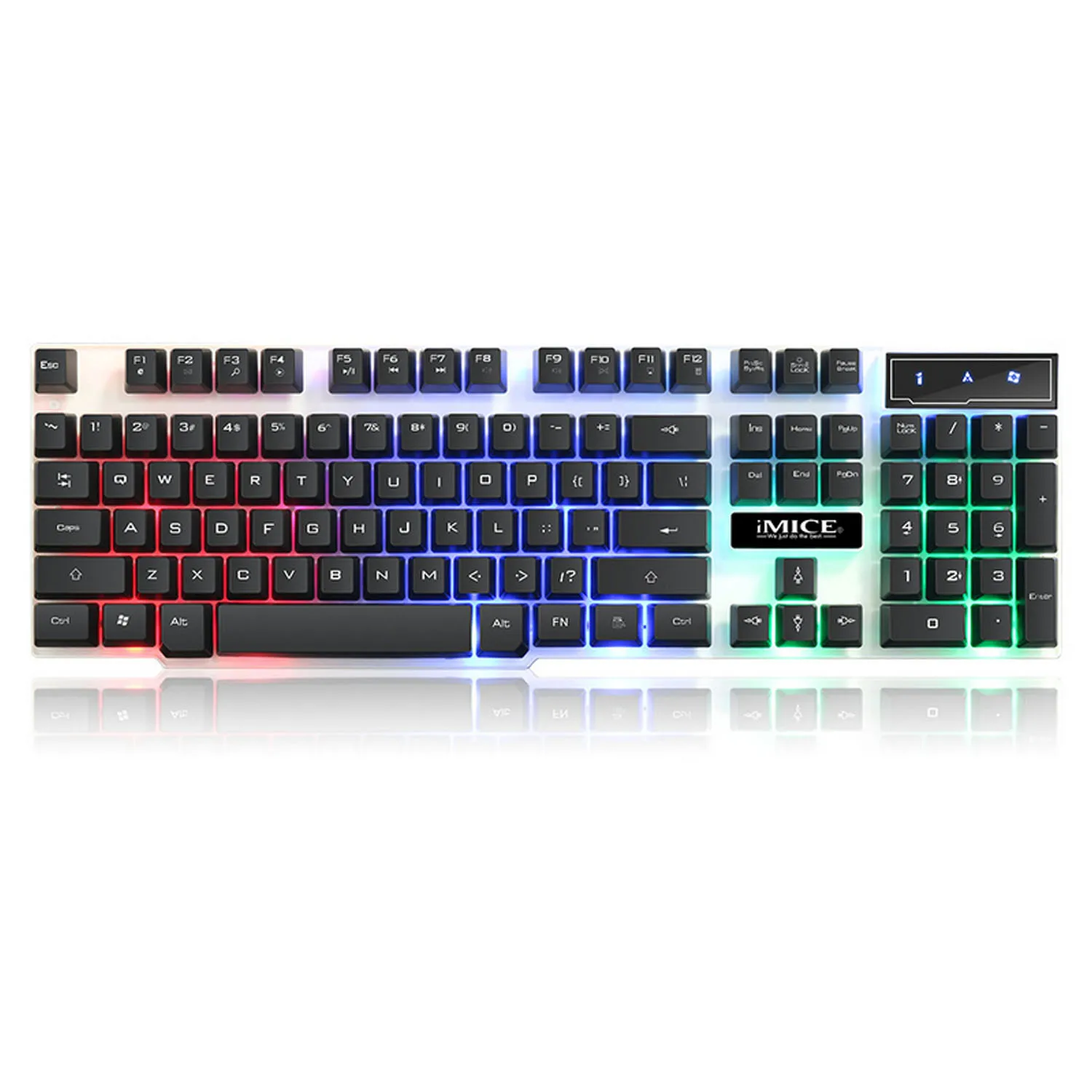 

Vococal LED RGB Backlight Gaming Mechanical Feeling Keyboard USB Wired Keypad Key Board for Computer Gamer Overwatch Lol Dota