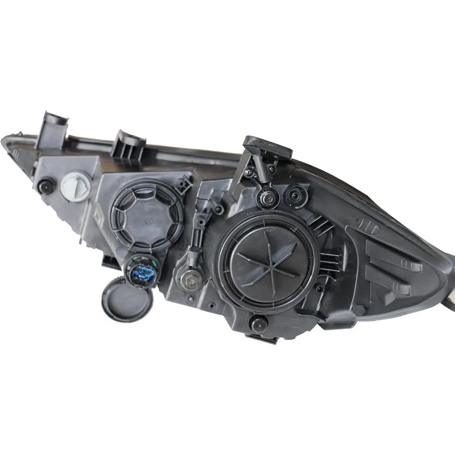 مجموعة مصابيح أمامية هالوجين لـ 2017 2018 Hyundai Elantra SE SEL Value Edition استبدال المصباح مع الإسكان الأسود La