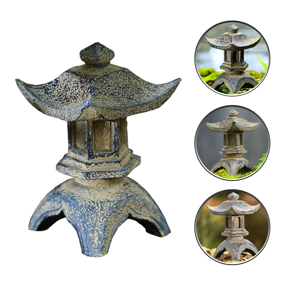 

Crafts Micro Landscape Statue Plant Decor Mini Lantern Fairy Gardens 85x52cm Resin Flower Pot Adornments