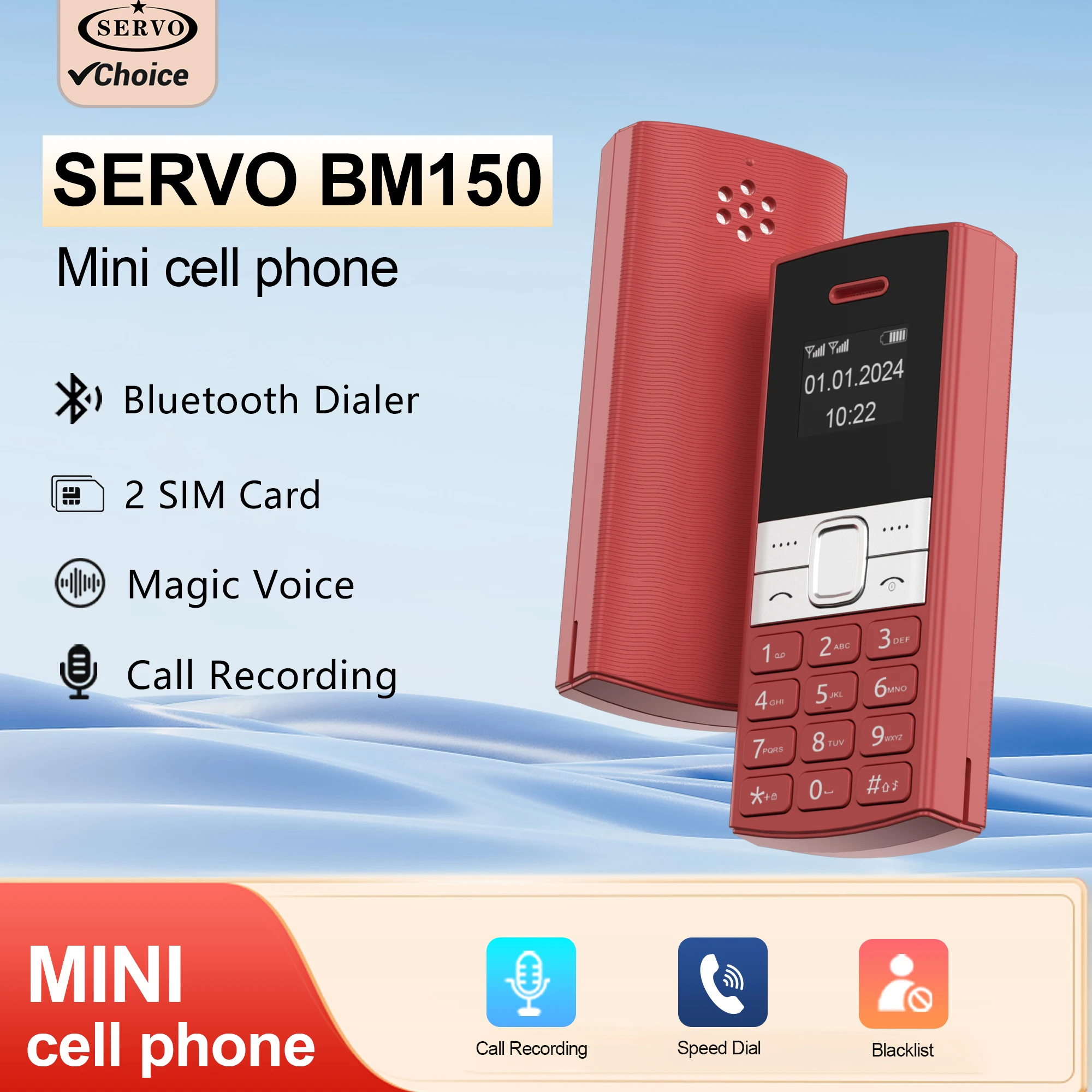 SERVO Backup Mini Mobile Phone 0.66