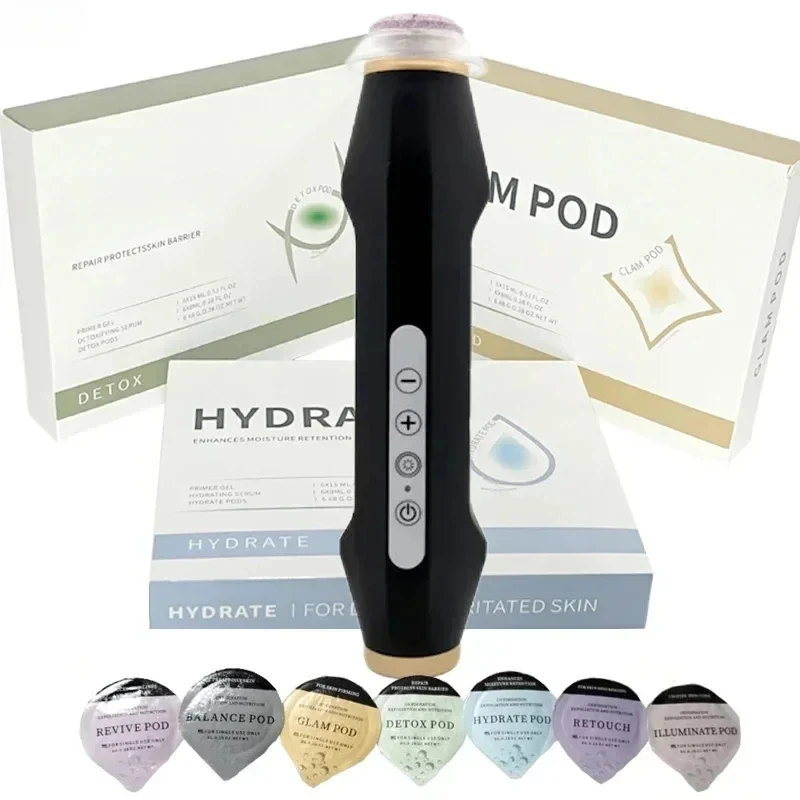 Co2 Oxygen Bubble Pen Exfoliate Handhold CO2 Oxygen Facial Machines Oxygen Pod Capsule Kit