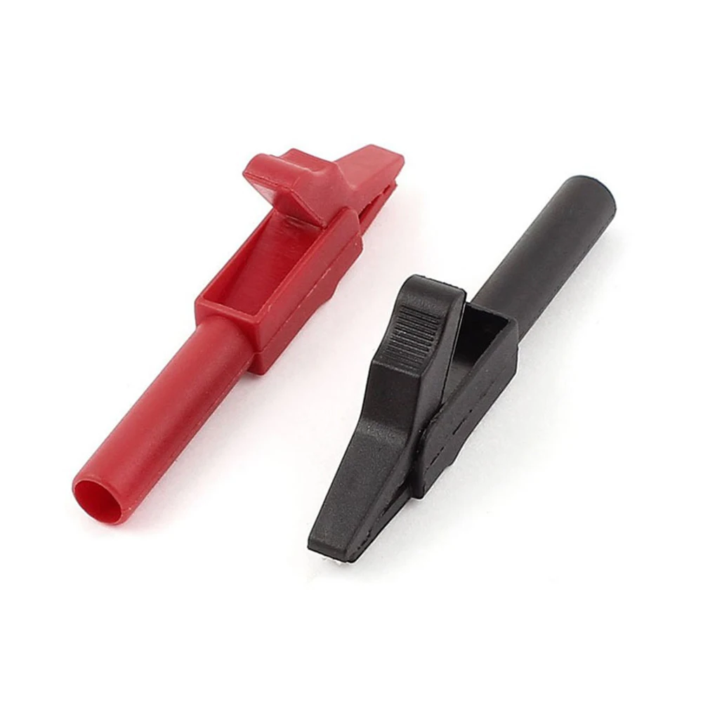 2Pcs Full Protective for alligator Clips Crocodile Clamp Wire Clips For Professional Multimeter Voltage Tester Electrical