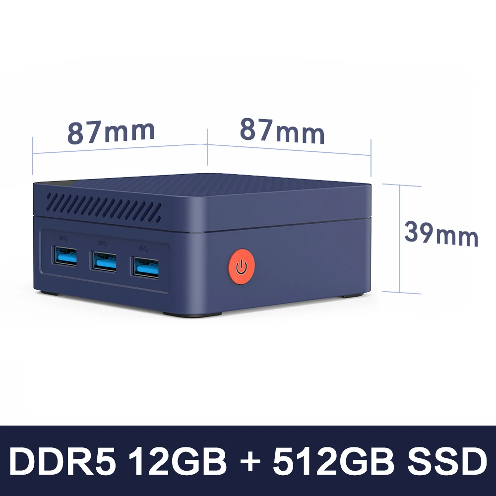 MLLSE G2 Pro Mini PC-processor Intel Twin Lake N150 LPDDR5 12 GB RAM,  512GB SSD, Wi-Fi 5, BT5.0, Windows 11