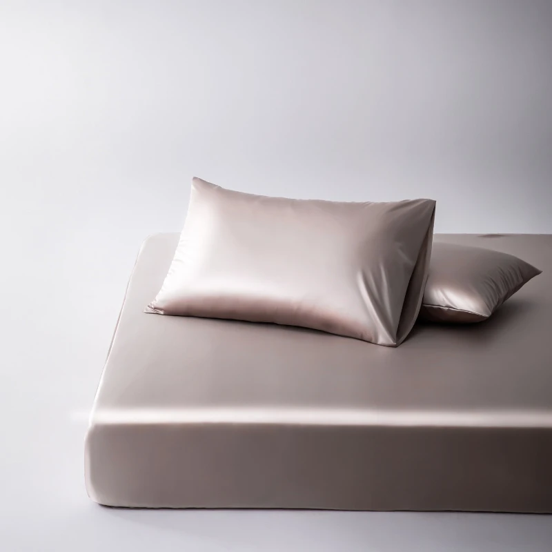 Ice Milk Skin Instant Cooling Fitted Sheet 3 Piece Set Nylon Spandex Cool Summer Bed Cover Skin friendly Fine Smooth Breathable