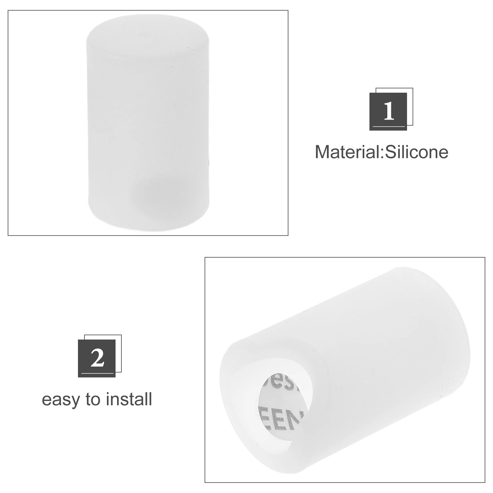 6 stks Siliconen Anti-Collision Lade Handvat Guard Baby Proofing Hoek Rand Bumpers Voor Meubels Garderobe Keukenkast Zacht