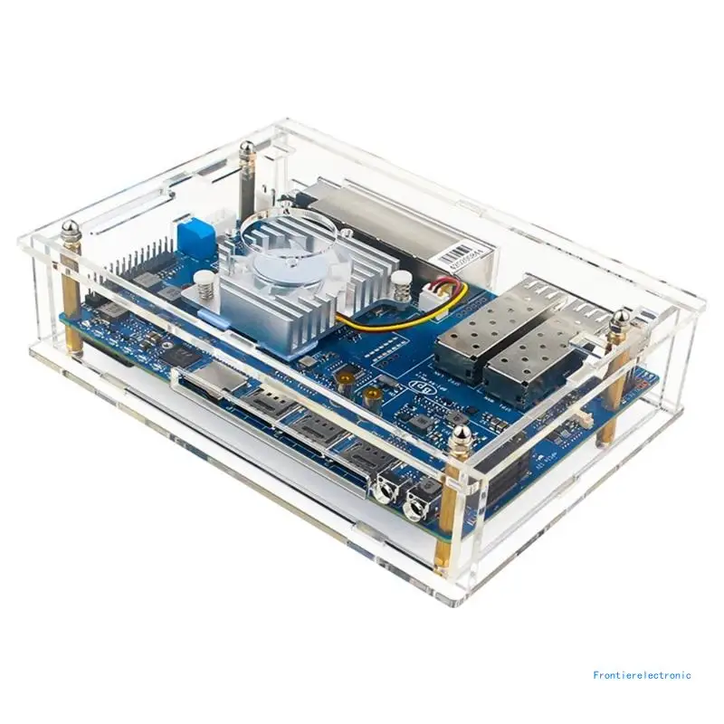 For Banana Acrylic Case Transparency Cover Cooling Case for Banana Development Board Cover Enclosure DropShipping