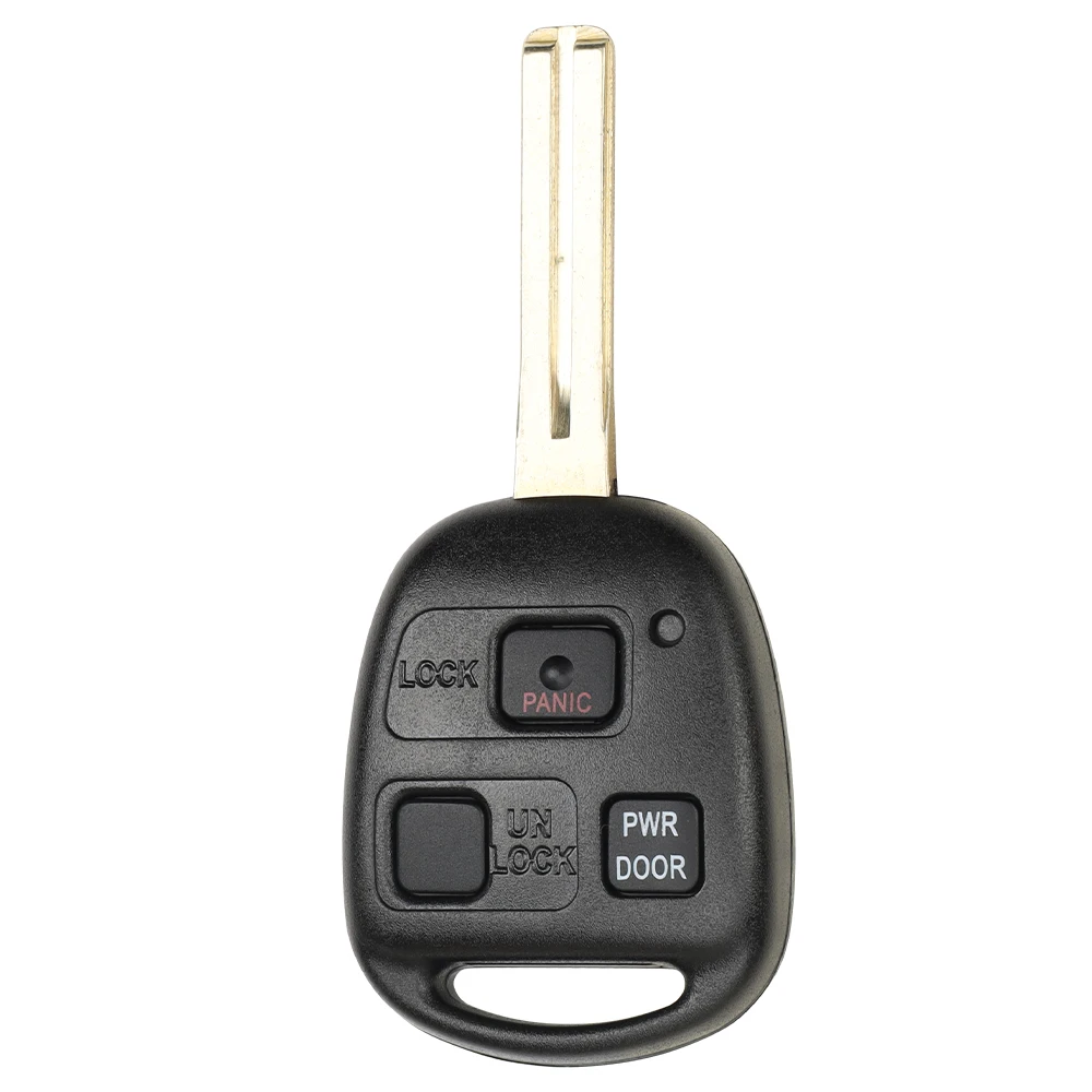 LIXIANG  for Lexus Fob P/N: 50171 ASK 433MHz 4D68 Chip Remote Control Head Car Key 3 Buttons TOY48 Uncut Blade Replacement