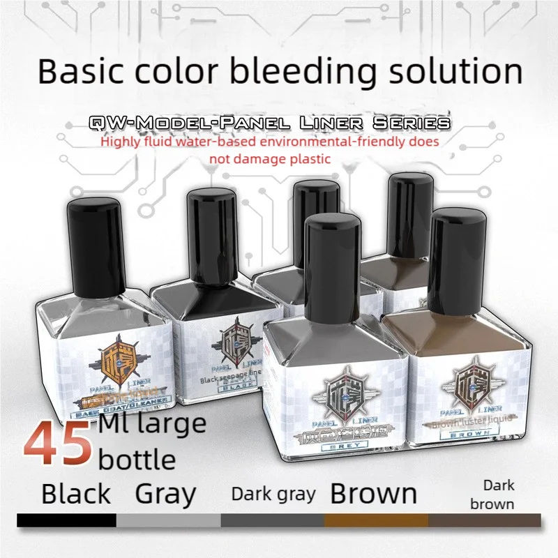 

45ml Panel Line Accent Color Liquid Model Highlighting Paint For Assembly Model Painting Tools Hobby DIY Pigment