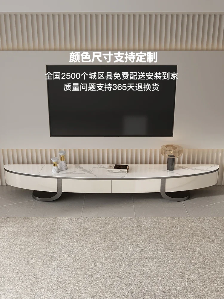 

E1001 ss Итальянская овальная каменная тарелка для дома, гостиной, маленькой квартиры, современный журнальный столик, комбинация ТВ-шкафа