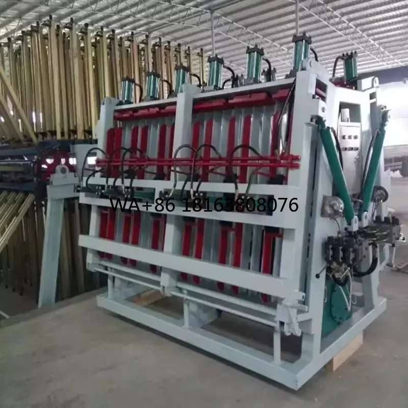 Hydraulic Factory Press for Glulam Beam Wood Board Joint Finger Clamp Carrier Machine