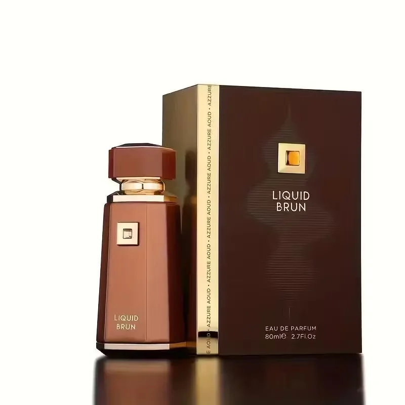 

Liquid Brun Eau De Parfum 3.4oz By Fragrance World For Men, Woody Fragrance, Subtle And Elegant Scent For Casual Attire, Travel, And Special Occasions