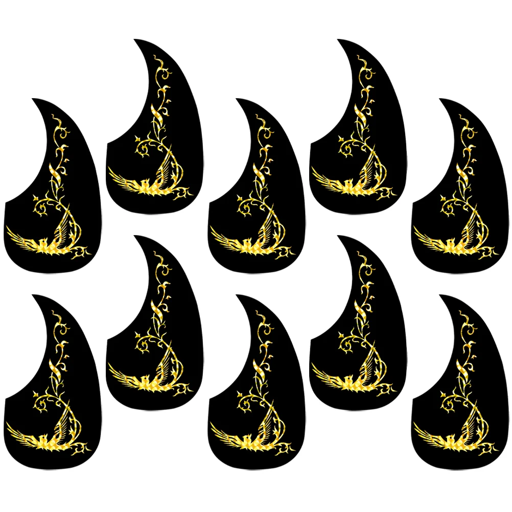 

10 Pcs Guitar Acoustic Accessory Part Folk Electric with Good Decoration Guards Pvc Protector