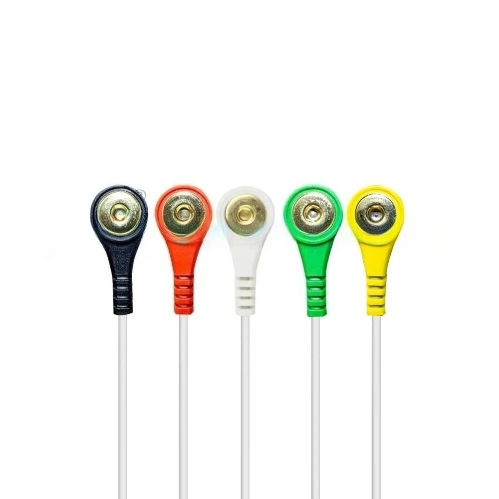 Compatibele GE 5-afleidingen EEG-ECG All-in-one Kabelvervanging