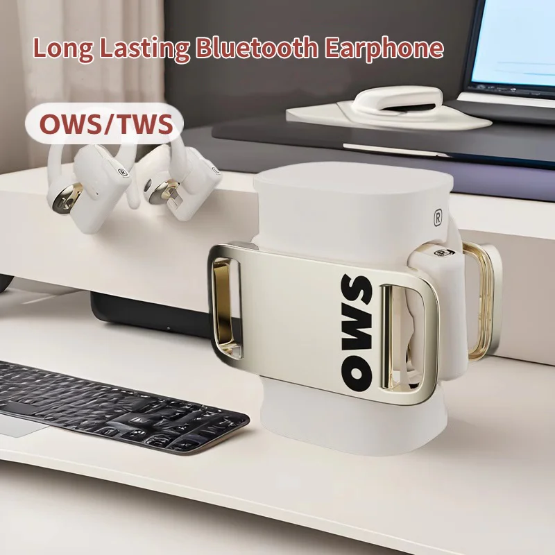 

2025 New Open Style Bluetooth Earphone Open&In Ear Dual-mode Call Noise Reduction Long Battery Life HiFi Sound Effect Headphone