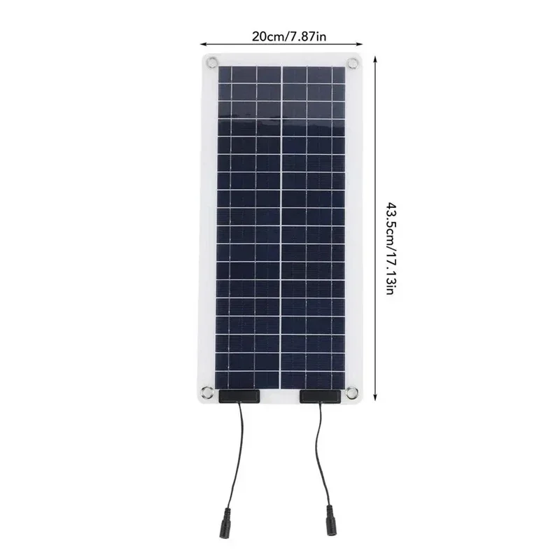 Polycrystalline 100W Solar Panel with Controller 18V Solars Charging Plate Outdoor Camping Power Station Powerful Solar Panels