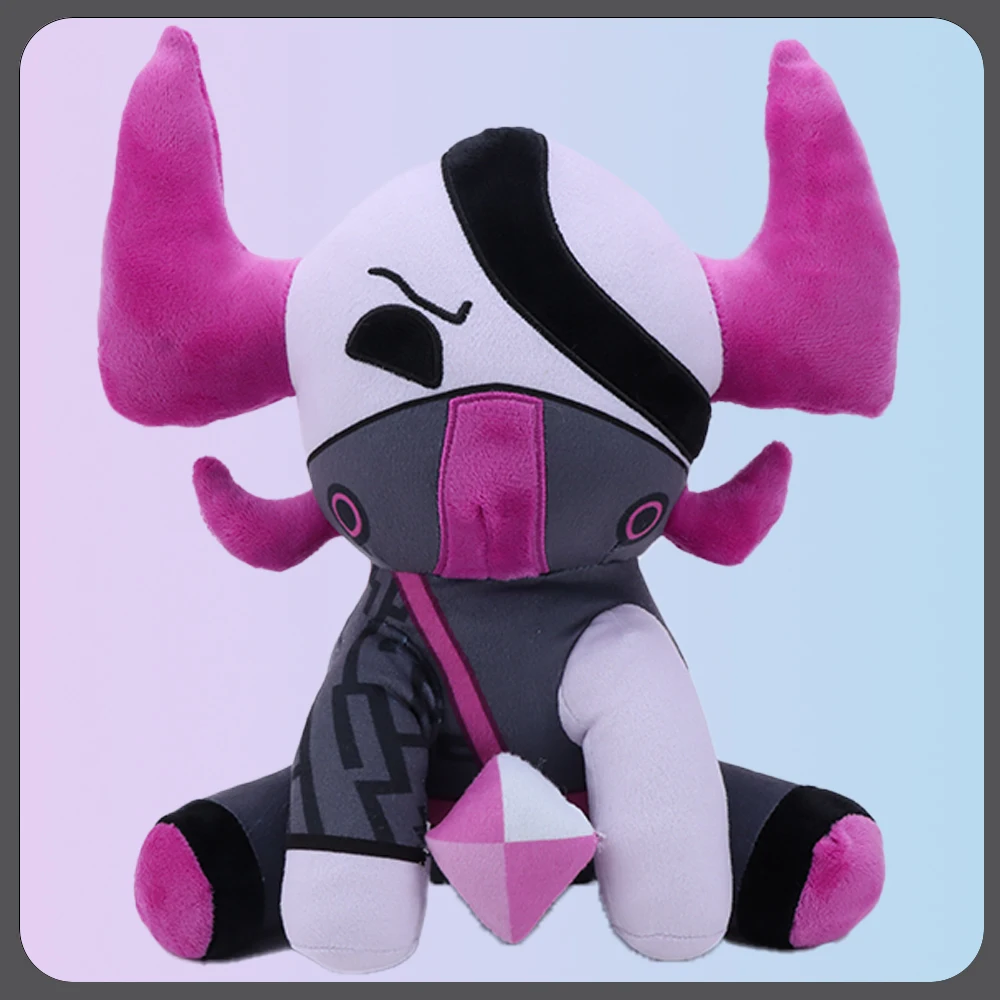 

Плюшевые игрушки-быки с двумя рогами, 25 см, плюшевые куклы-быки, подарки на день рождения для фанатов, детские игрушки